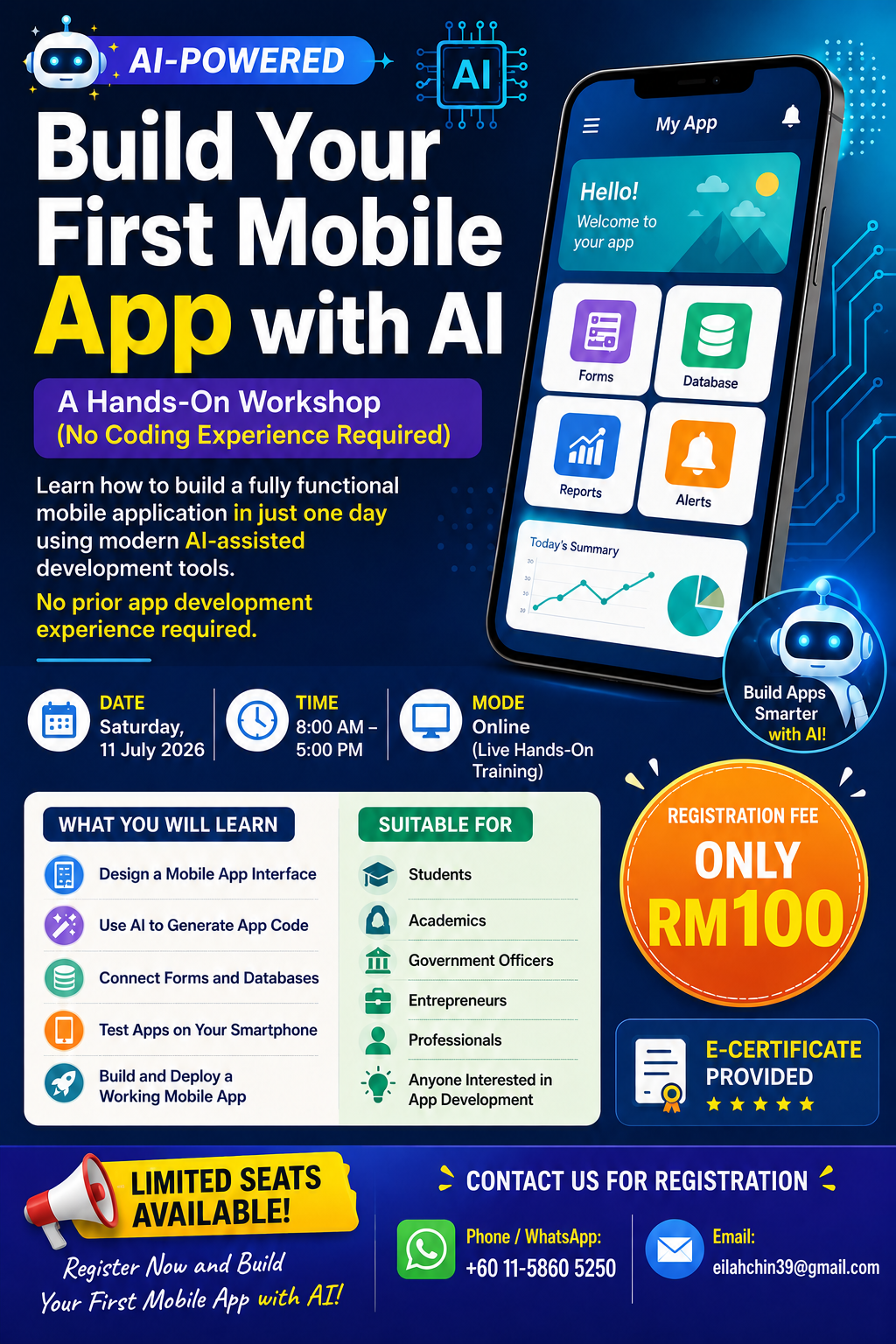 AI-Powered Mobile App Workshop - 11 July 2026